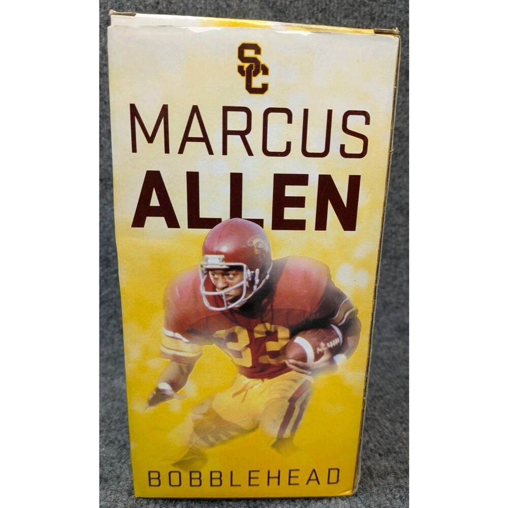 Marcus Allen USC Trojans Bobblehead 1981 Heisman Trophy Winner NCAA Football...